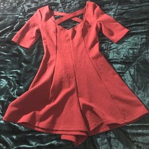 Cooperative burgundy romper